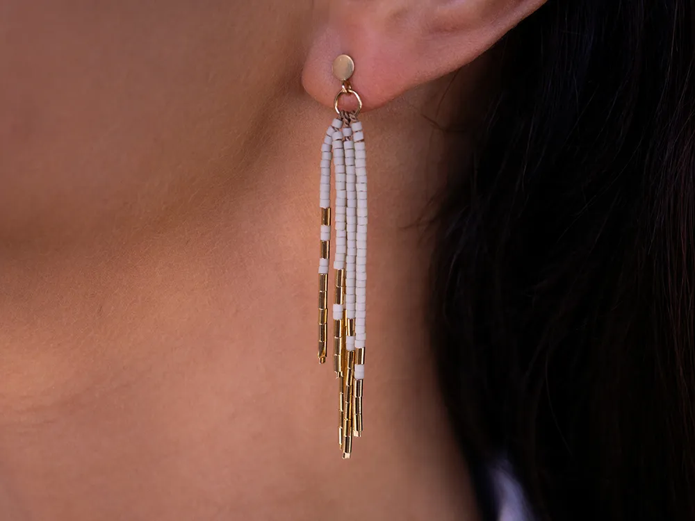 kurze Wasserfall Ohrringe Ulvi