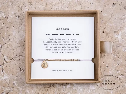 Morsecode Armband "Morgen"