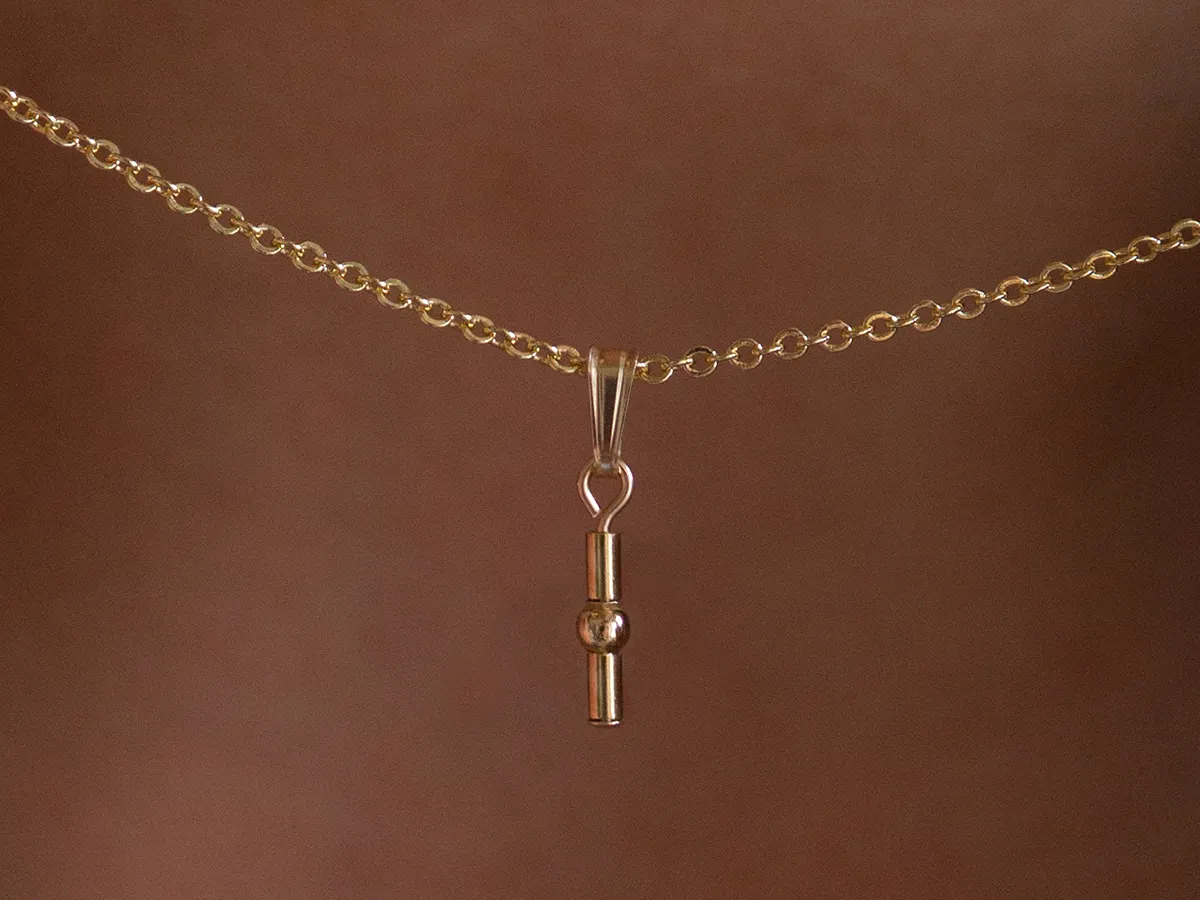 Morsecode Anhänger Initialen